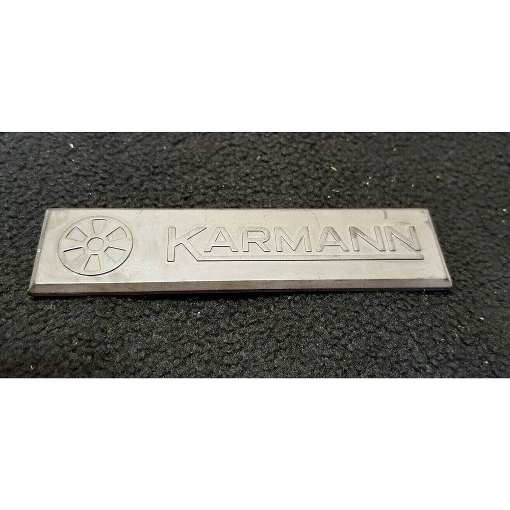 VW Volkswagen OEM Cabriolet KARMANN Edition Emblem Logo 155 853 901